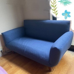 【中古品】美品コンパクトソファ　島忠商品