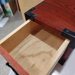 小物入れ 引き出し 和風レトロ 高山 けやき工芸の画像
