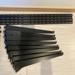 棚柱×4 棚受け×16の画像