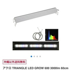 水槽用　新品　アクロ  TRIANGLE GROW 600