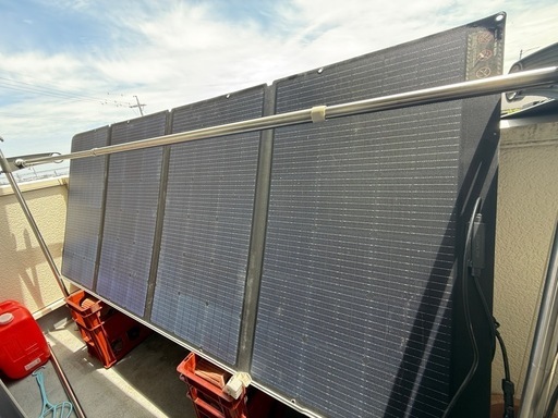 期間限定値下げ　エコフロー400w折り畳み 式ソーラーパネル2ヶ月使用