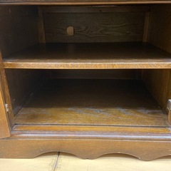 Oak Furniture アンティーク調AVボード　キズ有　ブラウン　77,000円の画像