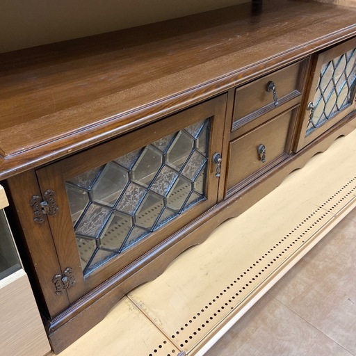 Oak Furniture アンティーク調AVボード　キズ有　ブラウン　77,000円