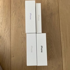 iPhone11 1箱、iPhoneSE3箱　空き箱計4箱の画像