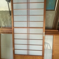 建具　引き戸　ガラス製　10枚