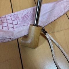 刺繍折りたたみ日傘の画像
