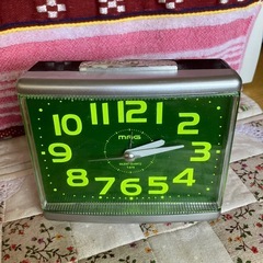 時計　　アラーム鳴りません。