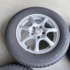 195/65R15 ノア/ヴォクシー外し 2024年製造 スタッドレス4本 15インチ PCD114.3 ET45の画像