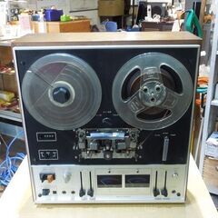 TRIO オープンリールデッキ KW-5077 オートリバース テープデッキ 動作未確認 ジャンク品 当時物 レトロオブジェ トリオ 札幌市 新道東店の画像
