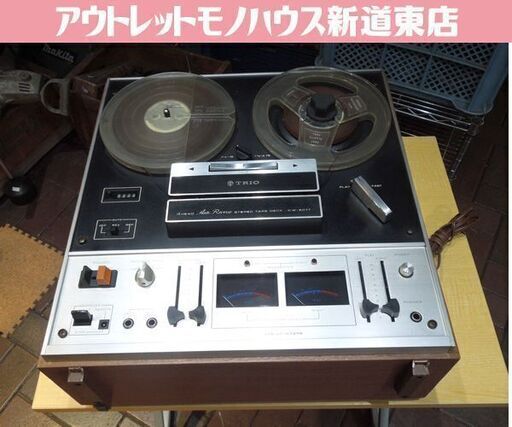 TRIO オープンリールデッキ KW-5077 オートリバース テープデッキ 動作未確認 ジャンク品 当時物 レトロオブジェ トリオ 札幌市 新道東店