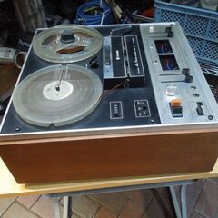 TRIO オープンリールデッキ KW-5077 オートリバース テープデッキ 動作未確認 ジャンク品 当時物 レトロオブジェ トリオ 札幌市 新道東店の画像