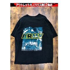 JERZEES ARMY Tシャツ プリント XL ブラック/黒...