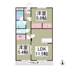 💚💛フリーレント1ヶ月付き💛💚敷礼ゼロ🎶駐車場2台込み✨伊勢崎駅...