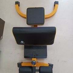 リユースのサカイ栃木店★ジモティ割あり★  腹筋台 ブラック＆イエロー W106×D70×H45 クリーニング済み TC9091の画像