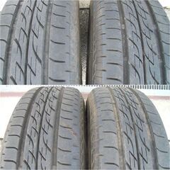 22年制 ブリヂストン ネクストリー 1555/65Ｒ13 4本SET ワゴンＲなどにの画像
