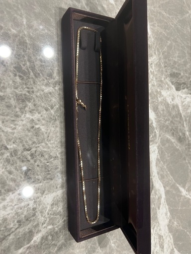 ベネチアンチェーンネックレス K18 幅2.0mm 45cm(スライドアジャスター付) (2.15)