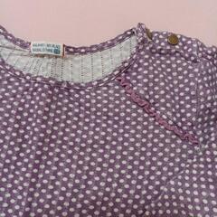 キッズ　パープル👚の画像