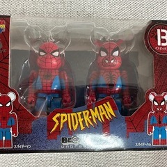 【美品】ベアブリック　スパイダーマン2体