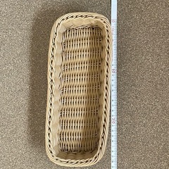 自然素材風カトラリー用カゴの画像