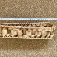 自然素材風カトラリー用カゴの画像
