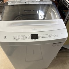 2023年　ハイアール　洗濯機　7kg 