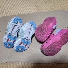 110 半袖　ズボン　17cm 運動靴　サンダルの画像