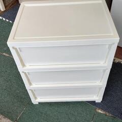 【リサイクルサービス八光】幅54cm　3段収納 プラチェストの画像