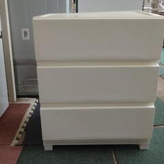 【リサイクルサービス八光】幅54cm　3段収納 プラチェスト