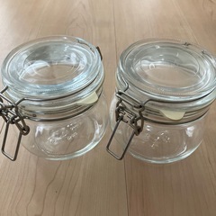 IKEA イケア KORKEN コルケン　ガラス瓶　2個セット