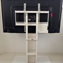 【4K・43インチ】東芝REGZAテレビ＋天然木スタンドセットの画像