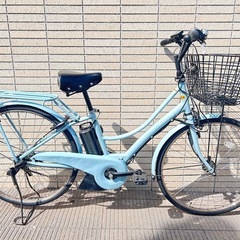 ✨前後タイヤ新品🚲 ヤマハ　パス ami ⭐️8.7Ah  26...