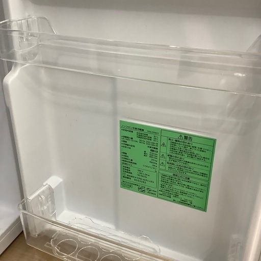 2ドア冷蔵庫