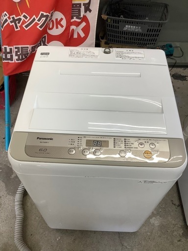 パナソニック洗濯機NA-F60B11 6.0Kg  年製2018 動作品　保証付き