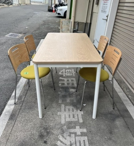 A586♠️ダイニングセッ✨ト「IKEA TOMMARYD テーブル」「オカムラ BZチェア4脚」