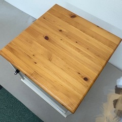 収納家具　木製　ガラス戸付き　棚　ボックス　(約)D39cm×W39cm×H39.5cmの画像