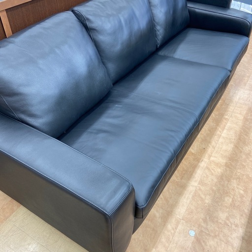 3人掛けソファー　ブラック　ヨゴレ有　27,500円
