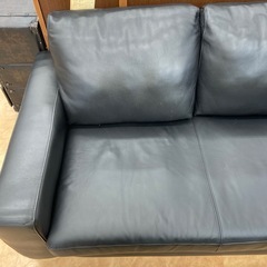 3人掛けソファー　ブラック　ヨゴレ有　27,500円の画像