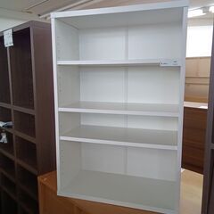 ★ジモティ割あり★  カラーボックス ホワイト H90×D30×...