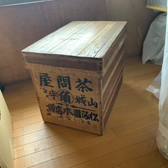 レトロな茶箱差し上げます！