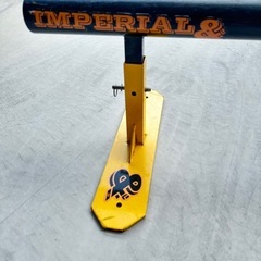 スケボーなどに！グラインドレールIMPERIAL&CO インペリアル  ラウンドバー スケートグラインドレールの画像