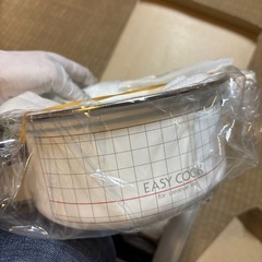両手鍋　ガラスの蓋　ホーロー