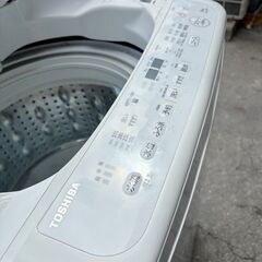 【❗️✨静音タイプ✨❗️】東芝 全自動洗濯機 AW-6D6（2018年製）6kgタイプ　清掃・動作確認済みの画像