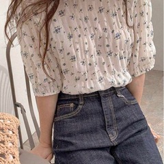 SHEIN 花柄　ブラウス