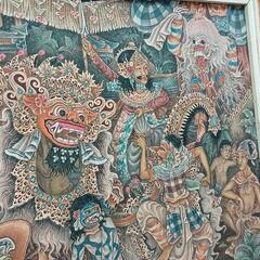 0607-091 インドネシア　バリ絵画の画像