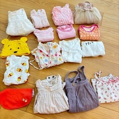 60〜80㎝女の子服 14着まとめ売り