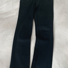 【美品】ユニクロ UNIQLO UJ スキニーフィットストレートデニム ジーンズ 25の画像