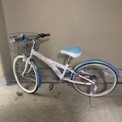 22インチ　子供用自転車　コスタブランカ　（ブルー）【女の子向け】
