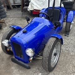 クラシックミニカー　ブルー　中古