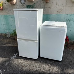 冷蔵庫　洗濯機　国産２点セット