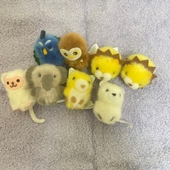 動物のミニぬいぐるみ